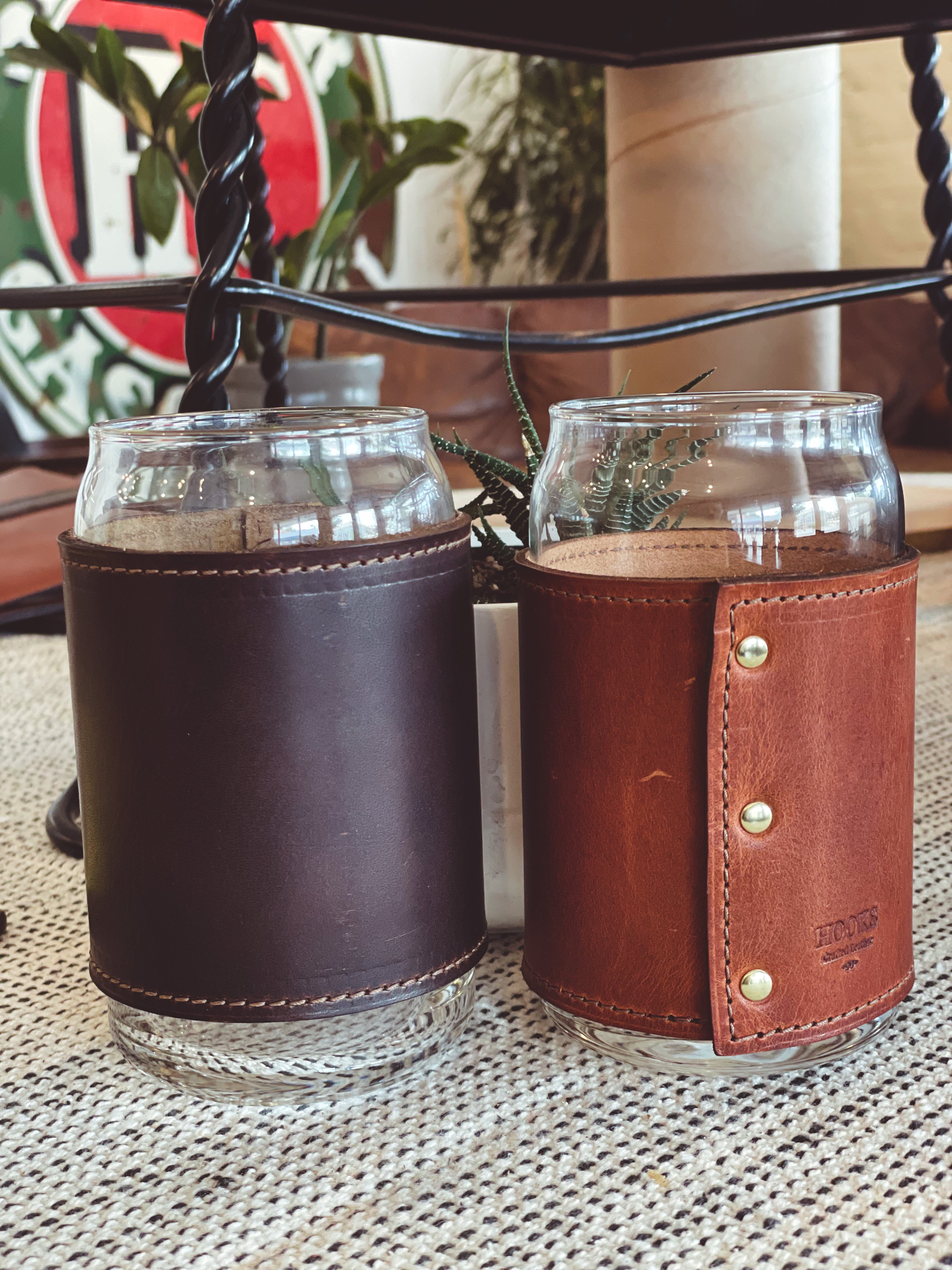 Horween Leather Mason Jar Mug